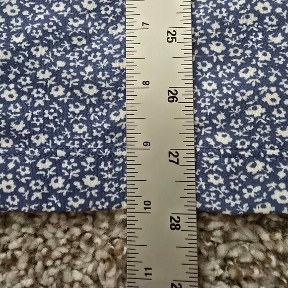 J. Crew Men’s Medium Performance Polo – Blue Floral Print - Picture 4 of 7